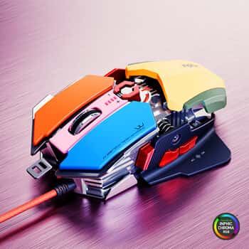 英菲克有线游戏鼠标宏男生	